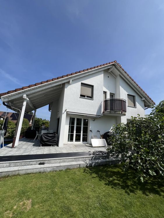 Fassadenrenovation, Oberhofen Thurgau, Juli 2025, vor der Renovation
